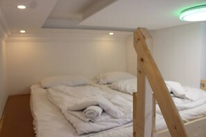 1 chambre, fer et planche à repasser, draps fournis