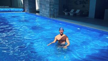 Apartment, 1 Bedroom, Balcony, City View | Pool | Indoor pool