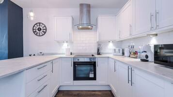 Microwave, oven, stovetop, paper towels