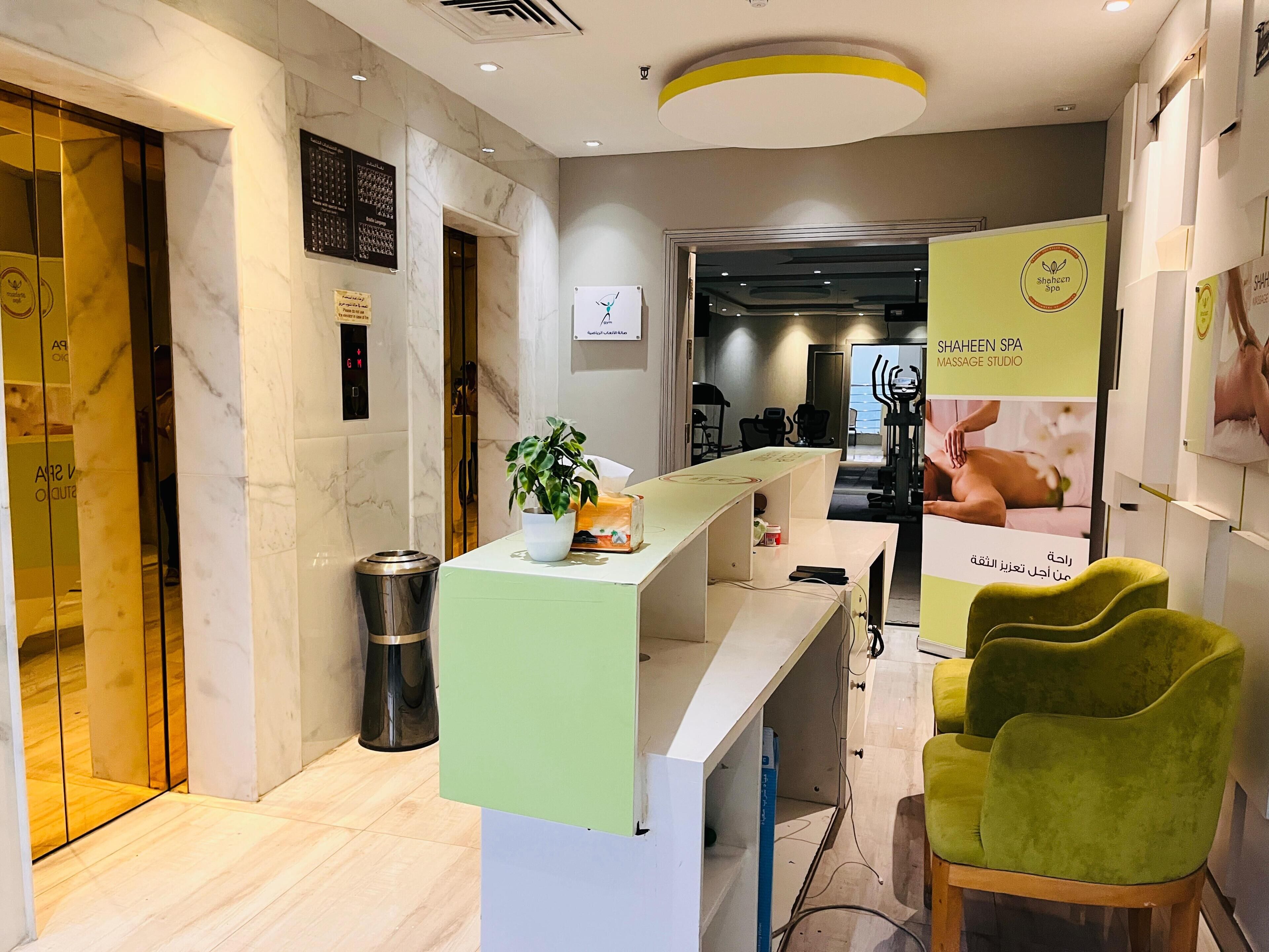Sauna, steam room, hot stone massages, deep-tissue massages