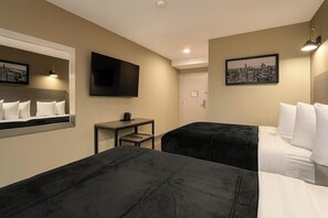Comfort Double Room, 2 Queen Beds | Desk, laptop workspace, free WiFi, bed sheets