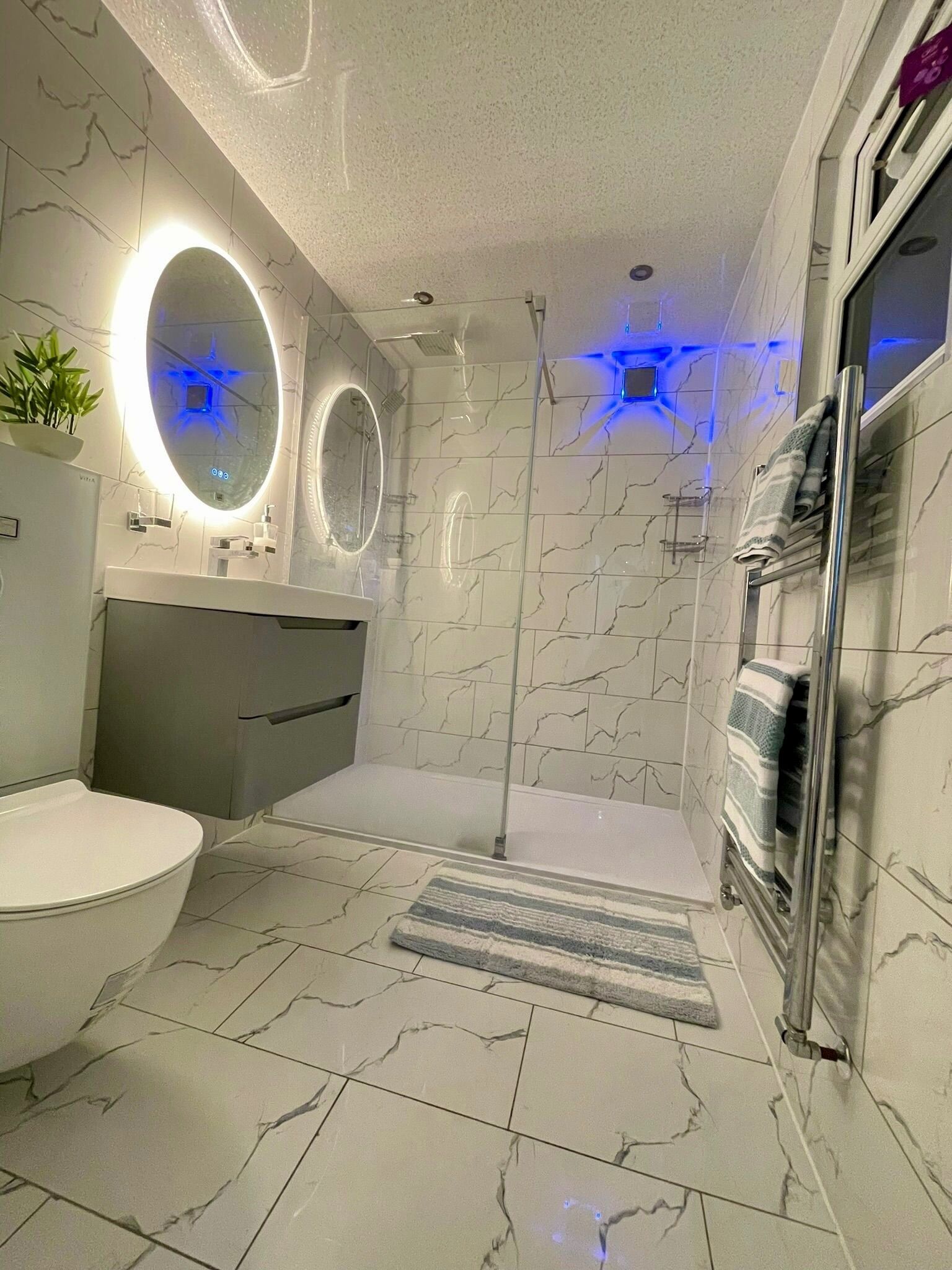 Dusche, Handtücher