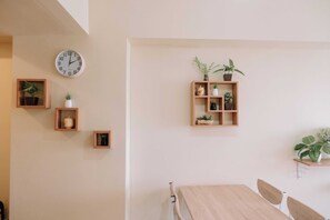 Leilighet, 1 soverom, tilgjengelighetstilpasset, balkong | Spiseområde