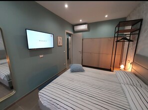 1 bedroom, travel crib, free WiFi, bed sheets