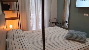 1 bedroom, travel crib, free WiFi, bed sheets