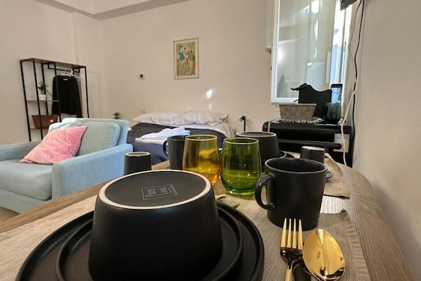 1 Schlafzimmer, Bügeleisen/Bügelbrett, kostenloses WLAN, Bettwäsche