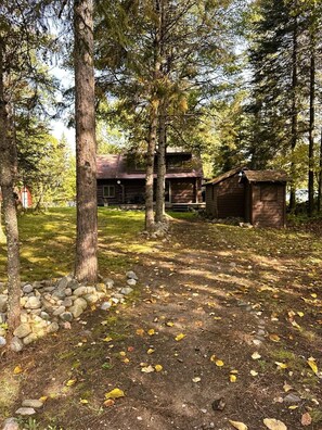 Property grounds - Cozy 3-Bedroom All-Season, Drive-To Lakeside Log Cabin - Under New Ownership (Cook)