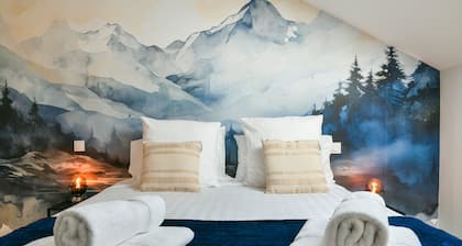 Appartement 'Entre Cimes Et Vignes - Clim Wifi' avec vue sur les montagnes, Wi-Fi et climatisation