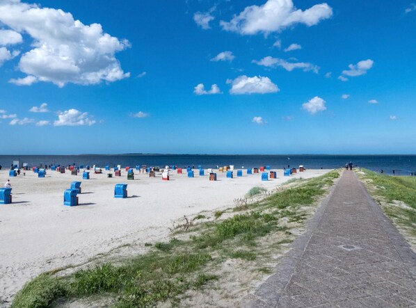 Aan het strand