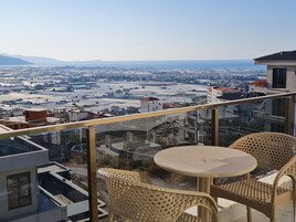 Exclusive Apartment, Kitchen, City View | City view