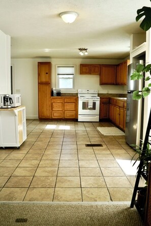 Microwave, oven, stovetop