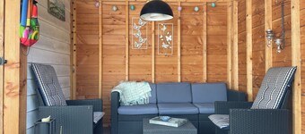Cozy chalet with sauna: the Veluwe Flirt