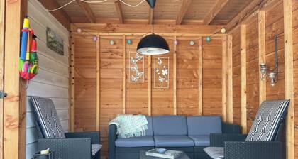 Cozy chalet with sauna: the Veluwe Flirt