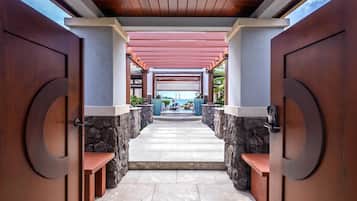 Entrada de la propiedad