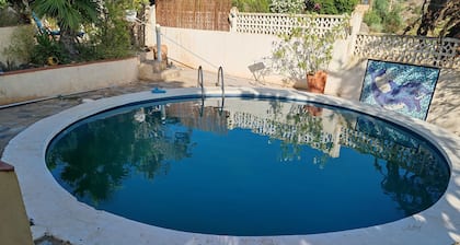 Pet-friendly villa with pool and views