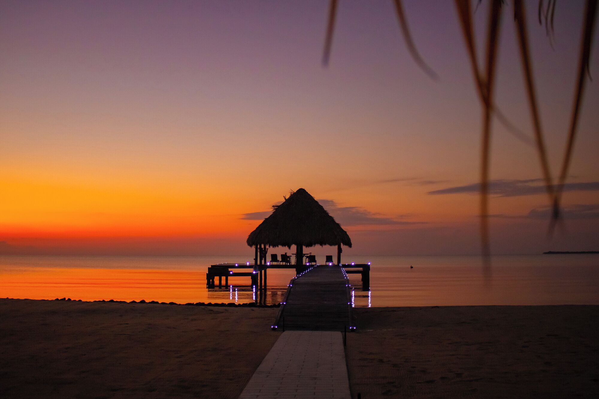 On the beach, sun loungers, beach towels