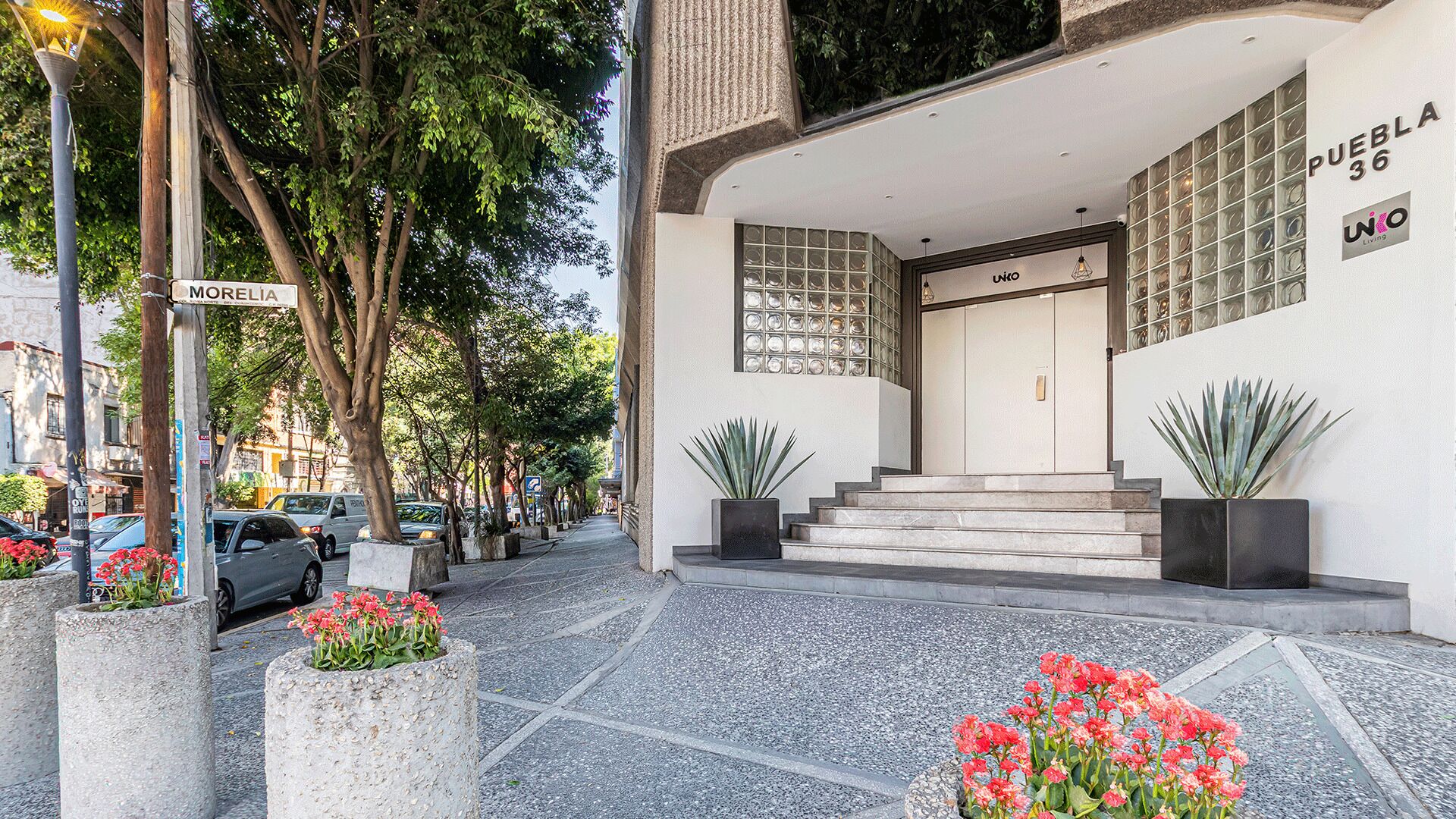 Fachada da propriedade