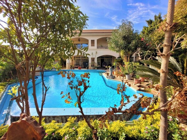 Pool - Luxury villa in Cairo with pool - stylish & private. WLAN & near to the pyramids (Cairo Governorate)