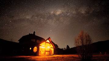 Front of property – evening/night