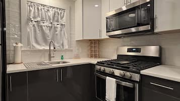 Microwave, oven, stovetop