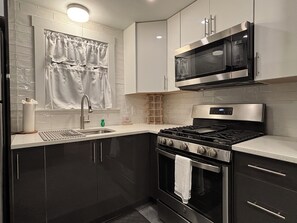 Microwave, oven, stovetop