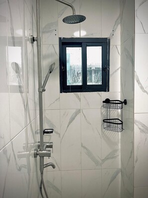 Towels, soap, toilet paper