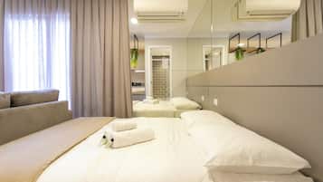 Suite Studio, balcon, vue ville