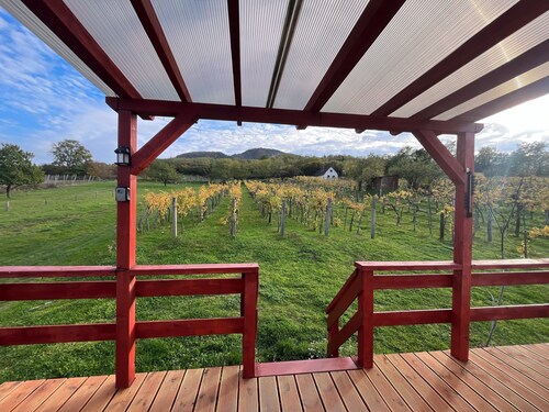 Charming 2-bedroom cottage with WiFi, AC in beautiful Nemesgulács