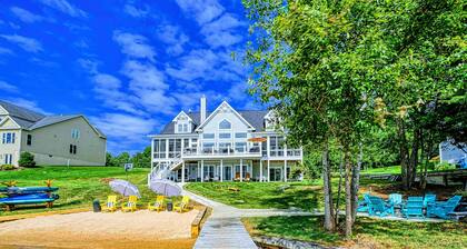 NEW 7BR Lakefront Lake Anna, Boat Dock, Deck Views