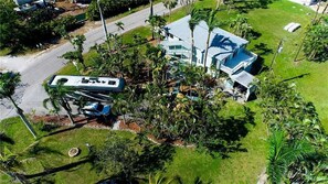 Exterior - Tiki Hut Paradise 4-bedroom Bokeelia House in the Sky w/ Golfcart on Island Time (Bokeelia)