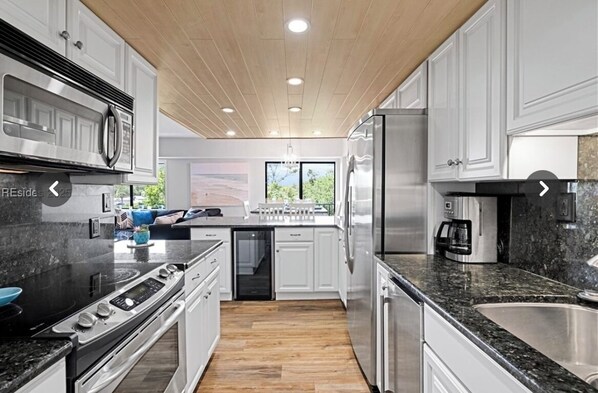 Microwave, stovetop, dishwasher