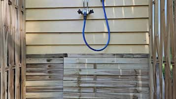 Chalet, 1 Bedroom, Smoking, Patio | Bathroom shower