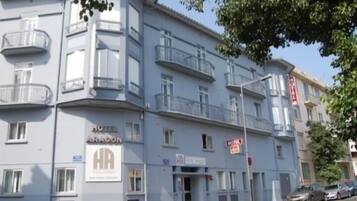 Majoituspaikan julkisivu