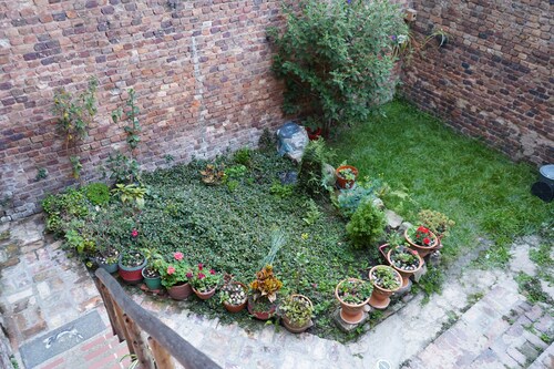 Tourist Housing of colonial architecture in La Candelaria-Bogota, Colombia.