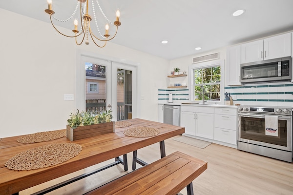 Microondas, horno, placa de cocina, lavavajillas