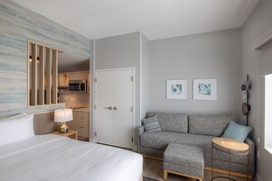 Desk, blackout drapes, free cribs/infant beds, free WiFi