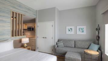 Studiolejlighed - 1 kingsize-seng med sovesofa | Privat køkken