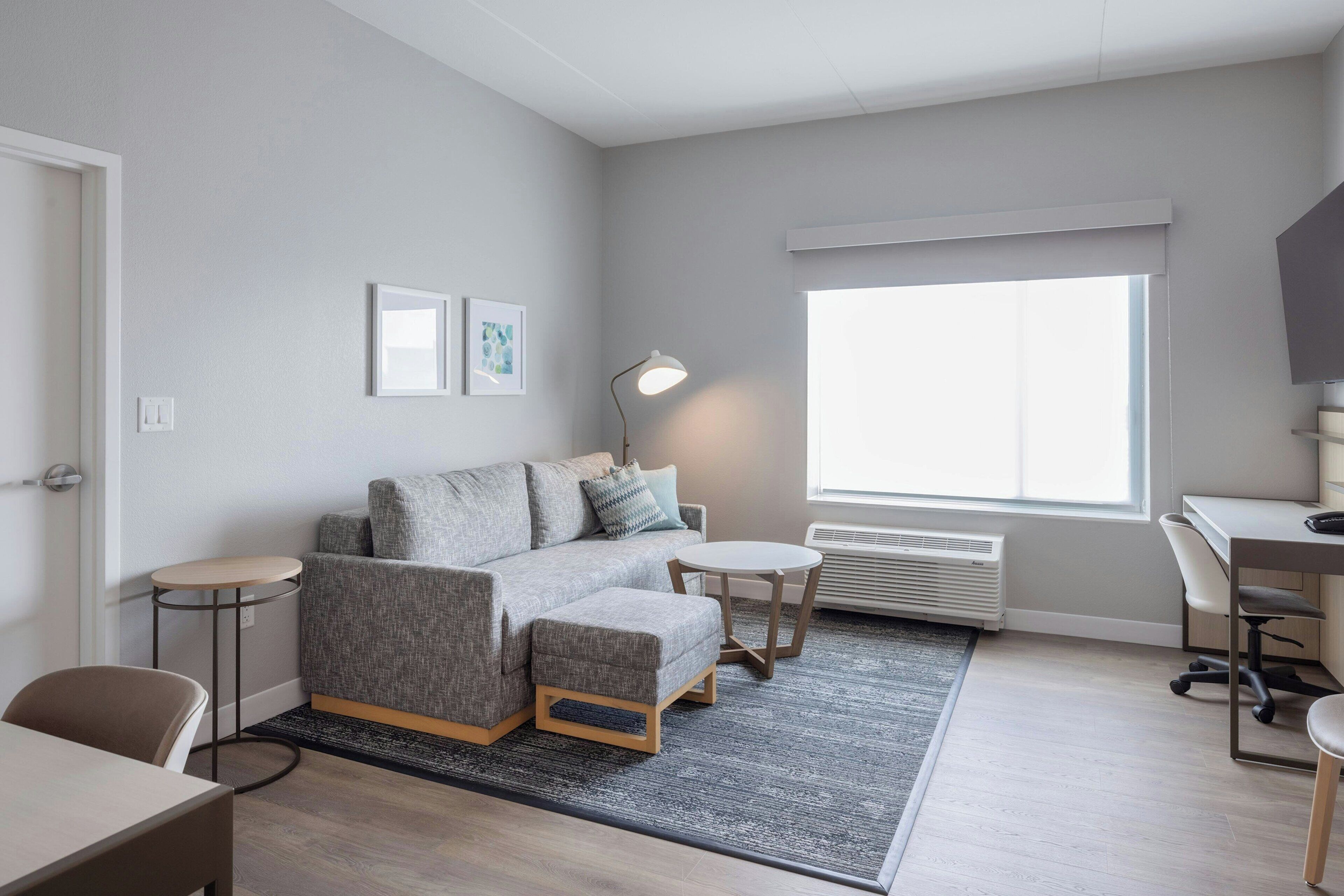 Suite, 1 King Bed | Desk, blackout drapes, free cribs/infant beds, free WiFi