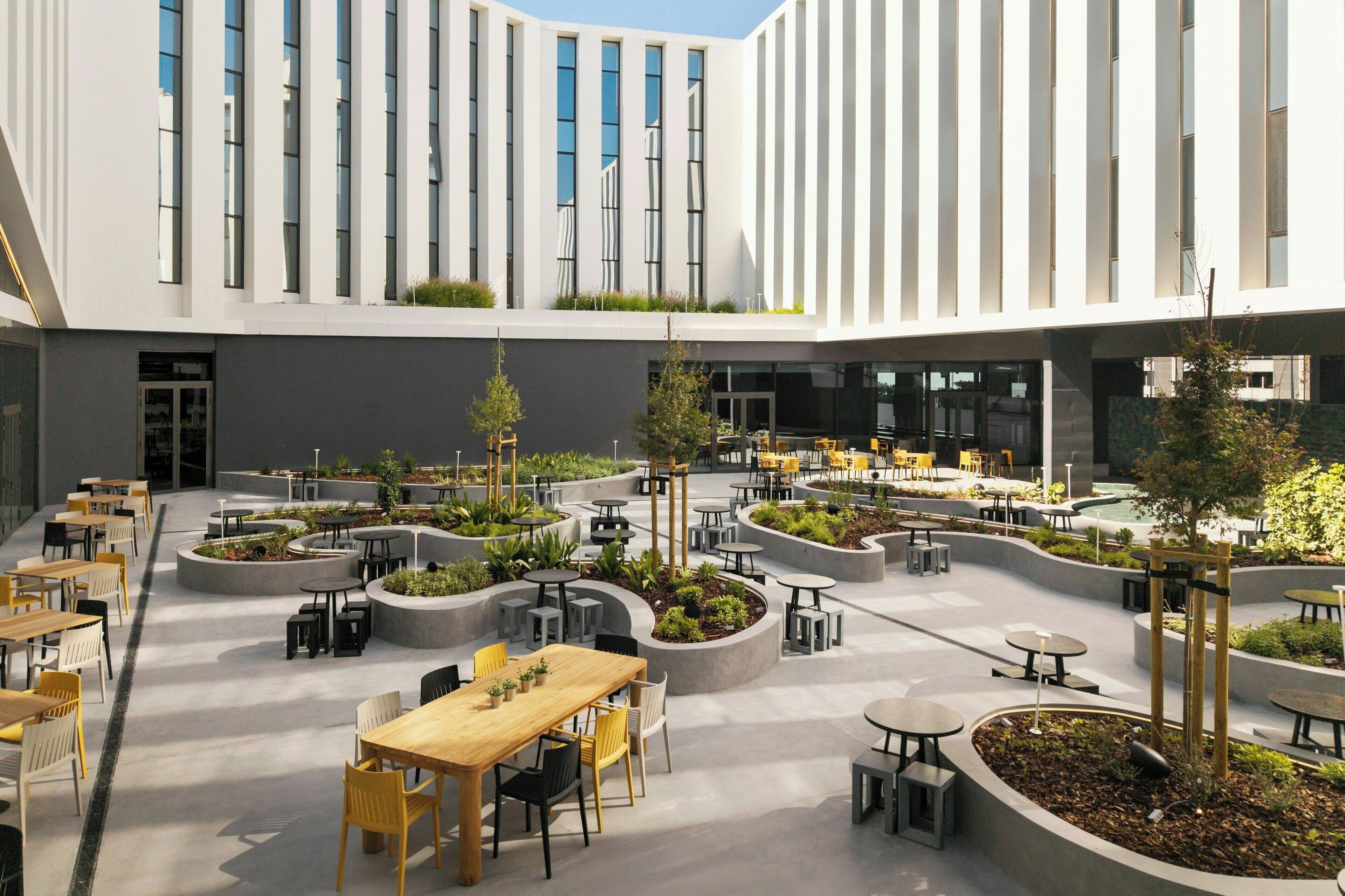 Blick von der Unterkunft