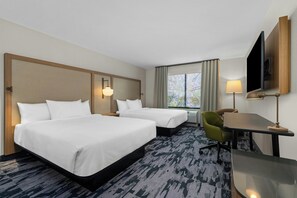 스탠다드룸, 퀸사이즈침대 2개, 금연