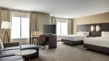 Estudio, varias camas