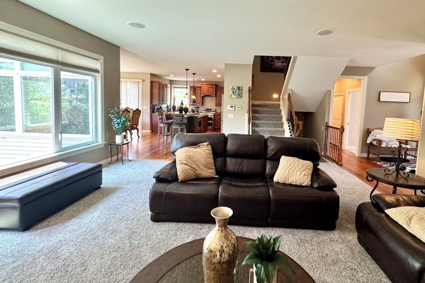 Main Living Room off of Main Entrance - Main Level - Open Floor.