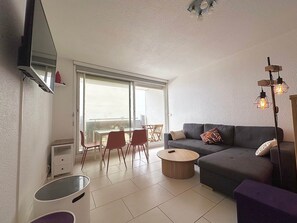 Living area - Le Grand Large - T2 ocean view (Mimizan)