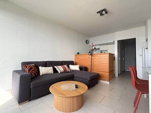 Living area - Le Grand Large - T2 ocean view (Mimizan)