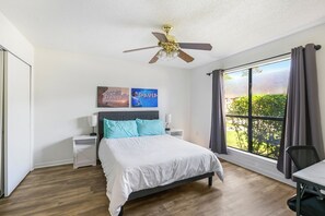 2 bedrooms, desk, iron/ironing board, free WiFi