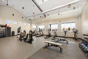 Fitness facility - Spacious Retreat: w/ Pools, Game Room, Scenic Walking Trails, Fitness center (Johnstown)