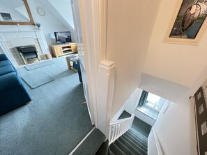 TV, DVD player, stereo