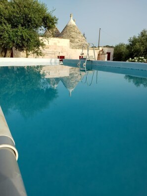 Outdoor pool - THE TRULLI OF MAYA ENCHANTED PLACE & SWIMMING POOL IN MONOPOLI (Puglia)