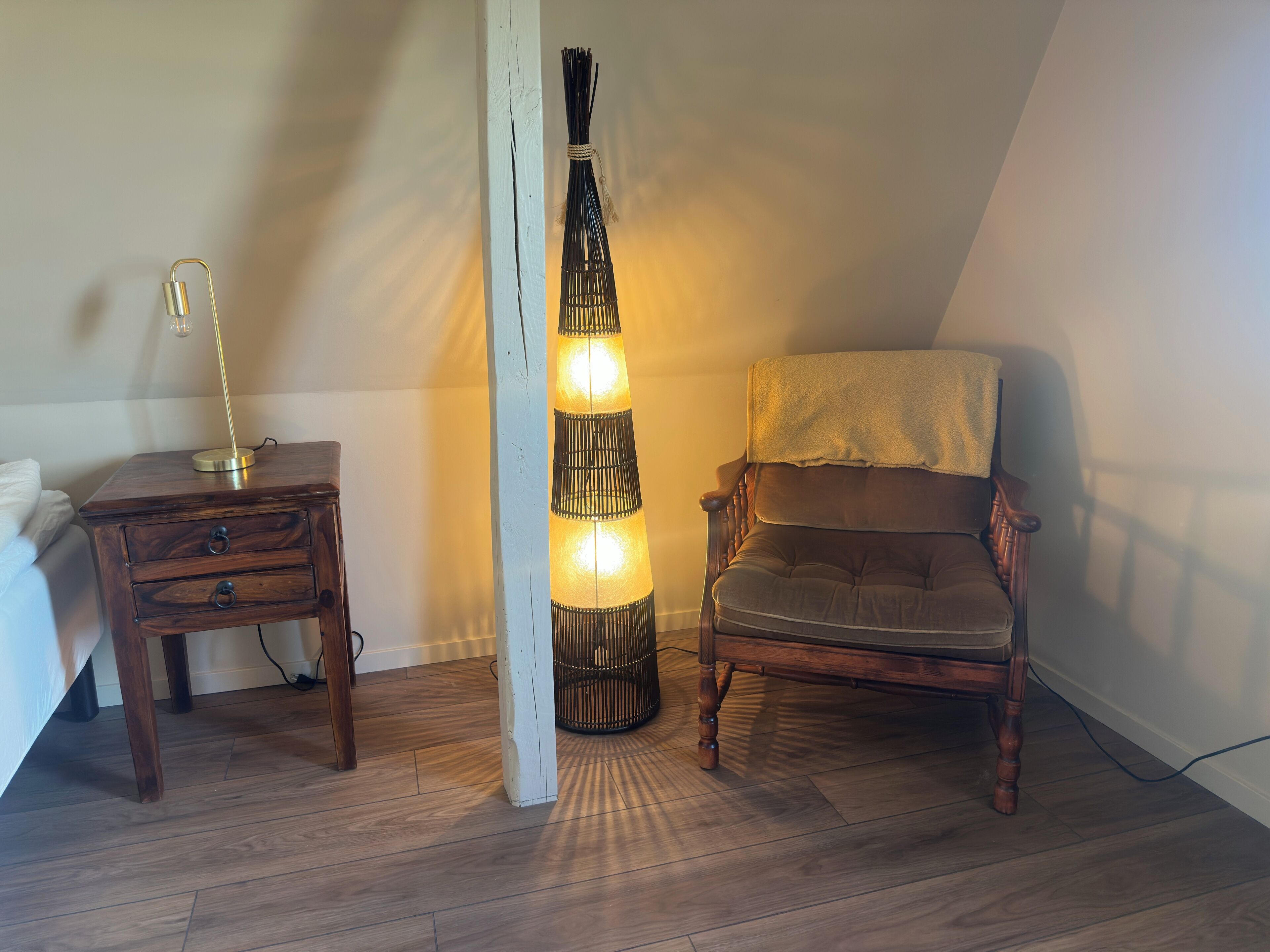 Chambre Simple, patio, vue jardin | Intérieur