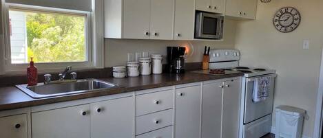 Microwave, oven, stovetop